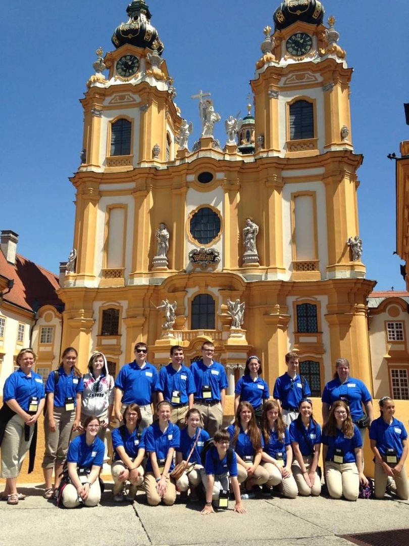 Encore Touring Choir at Melk Abbey in Austria 2014