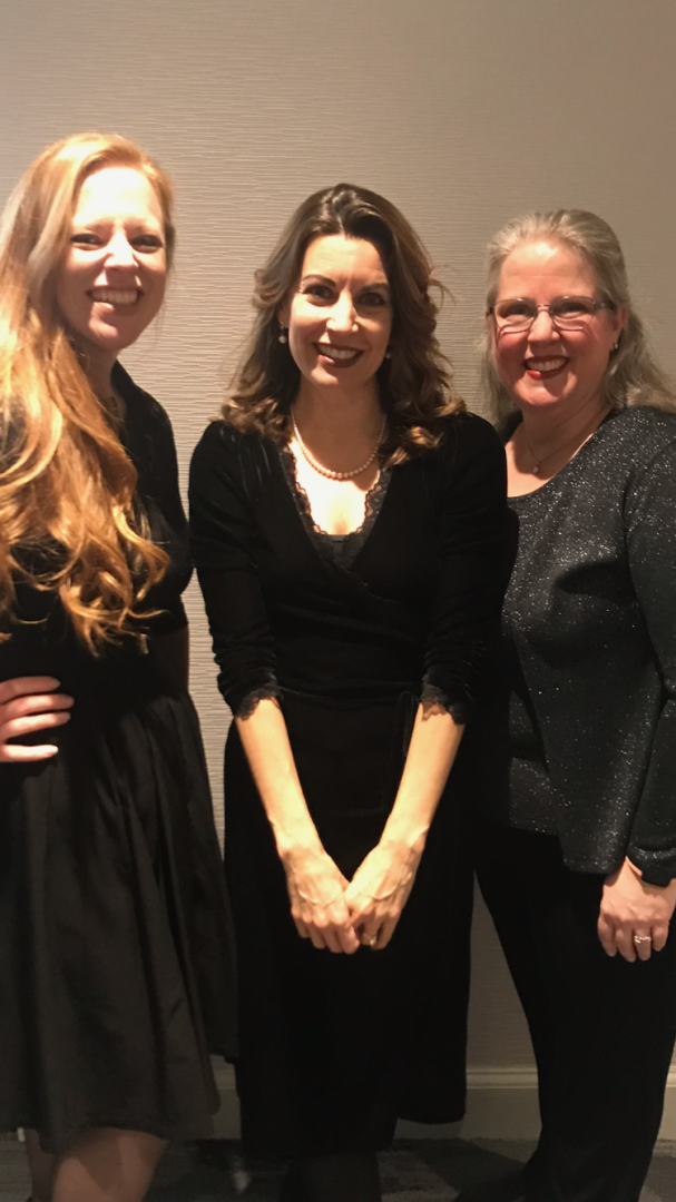EYC Artistic Staff - Gala 2020 from left Alison Rohrbach, Carol Munn and Ann Tucker