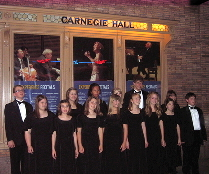 Encore Touring Choir at Carnegie Hall, New York City 2009
